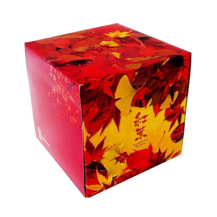 秋の販促品大量購入 紅葉ティッシュボックス】紅葉ティッシュ 50個