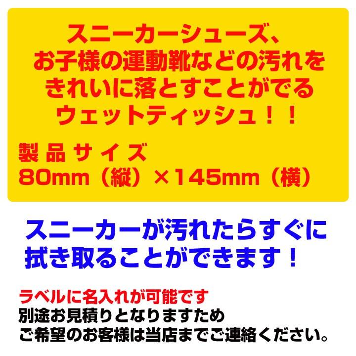 出荷までにご注文から約2〜3週間 スニーカークリーナー10枚入300個セット(1c/s) 靴汚れ シューズ 掃除 拭くだけの画像