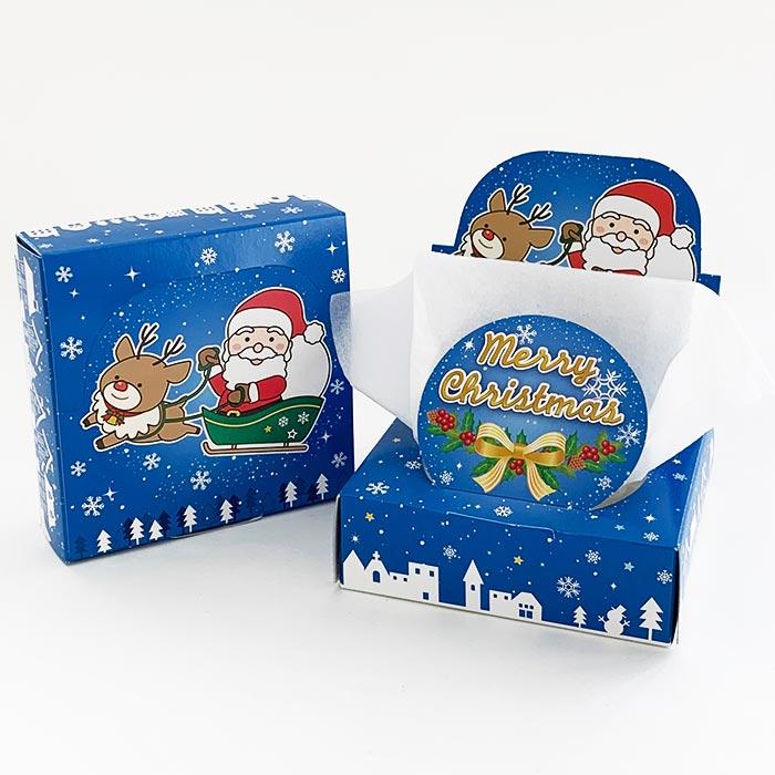 NEW クリスマスティッシュ 100個(1c/s) 40枚(20組) ボックスティッシュ