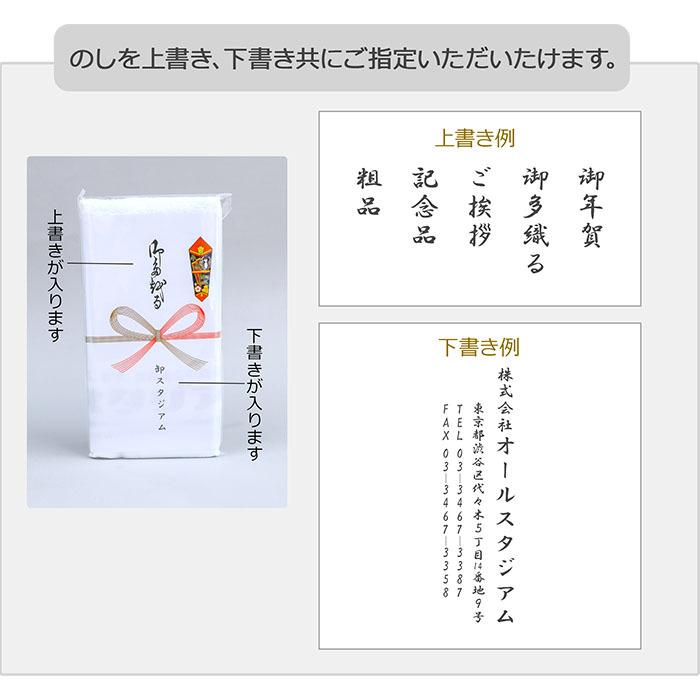 外国産平地付きタオル 200匁 名入れタオル（片袖1色） 名刺ポケット付きPP入 のし有り 600枚セット_4
