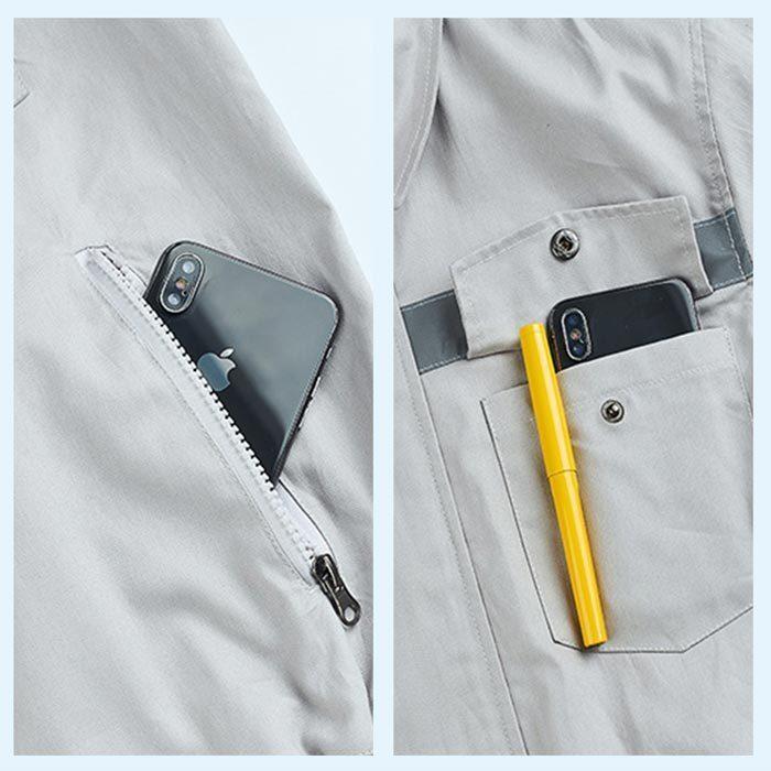 [大特価] RABLISS KO193 空調服 サイズXXL 20台(1c/s) ファン付き 長袖 作業服 【QGW1523138562】(54731円)