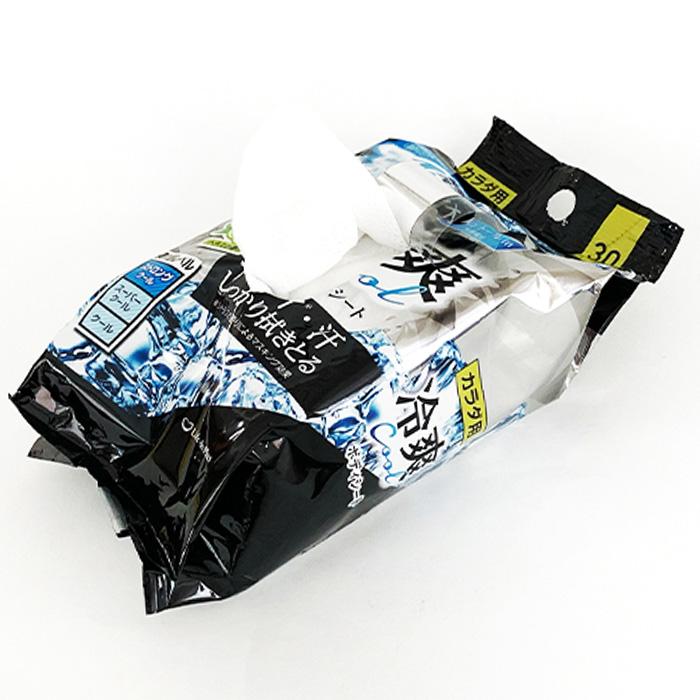ボディシート -4℃ 30枚 30個セット(1c/s) メントール配合 シトラスの