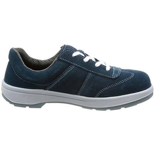 割引卸売 [シモン] 安全靴 短靴 JIS規格 快適 軽量 クッション ベーシック ベロア 紐 AW11BV ブルー 26.0 cm 3E