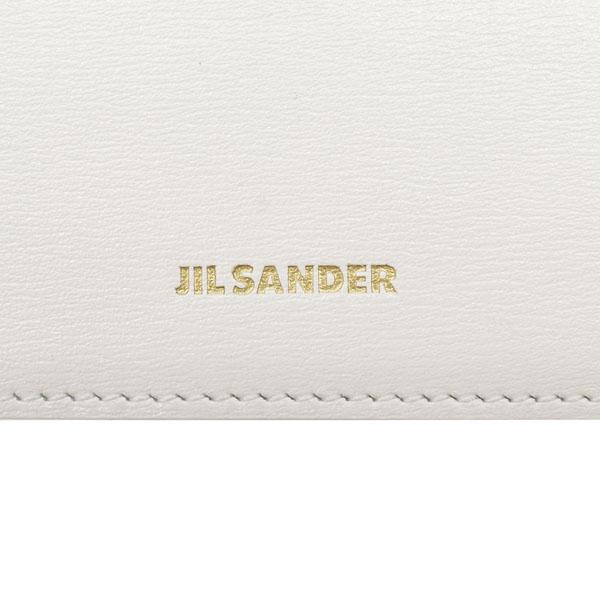 ジルサンダー 名刺入れ JIL SANDER J07UI0012 FOLDED CARD HOLDER 106 COSMIC LATTE P4840  100%LCA 比較対照価格38,500 円