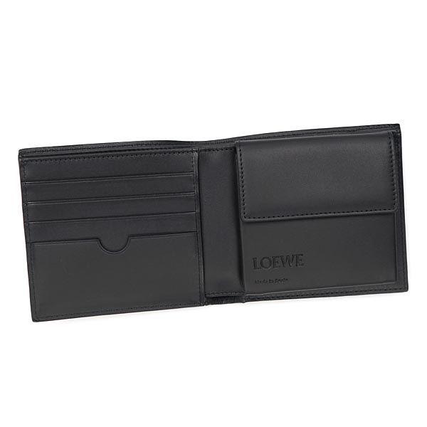 ロエベ 財布　二つ折り財布 LOEWE STAMP 109.54.501 COIN WALLET 1100 BLACK  SMOOTH CALF　比較対照価格　58,320 円｜oroshiya｜03