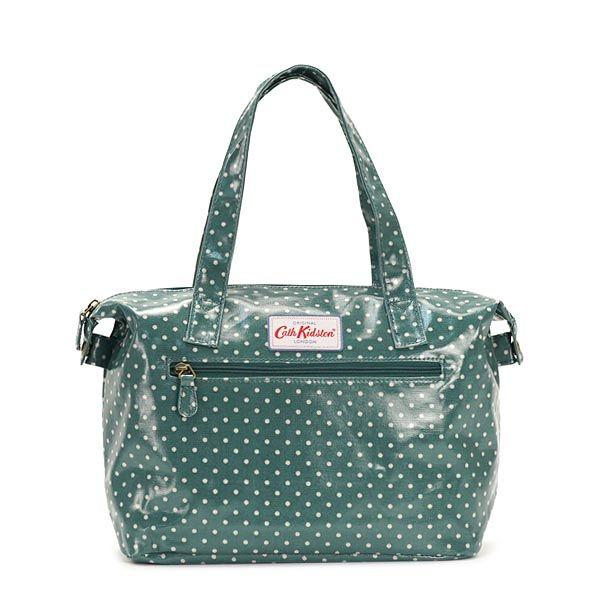 キャスキッドソン バッグ　ハンドバッグ CATH KIDSTON  443494 SMALL ZIPPED HANDBAG キャスキッドソン TEAL  MINI DOT　比較対照価格　5,940 円｜oroshiya｜02