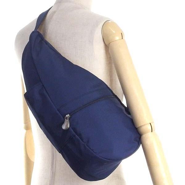 ヘルシーバックバッグ バッグ ボディバッグ HEALTHY BACK BAG   7103  NV NAVY  MICROFIBRE 　比較対照価格参考価格：12,960 円｜oroshiya｜06