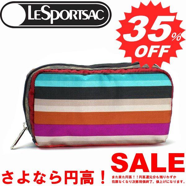 レスポ ポーチ LeSportsac レスポートサック ポーチ 6511 D148 キャンパスストライプ　新作　満載　取扱店舗｜oroshiya