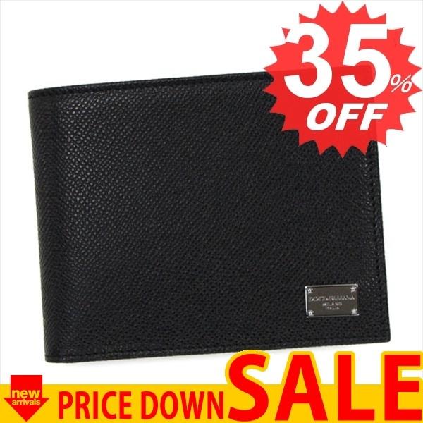 ドルチェ&ガッバーナ 財布　二つ折り財布 DOLCE&GABBANA  BP0457 WALLET 80999 BLACK        A1001 VARIE　比較対照価格　34,560 円｜oroshiya