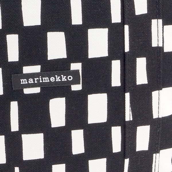 マリメッコ バッグ ハンドバッグ MARIMEKKO CANVAS BAGS 44389 UUSI MINI MATKURI 911 BLACK LILYWHITE   　比較対照価格参考価格：23,760 円｜oroshiya｜04