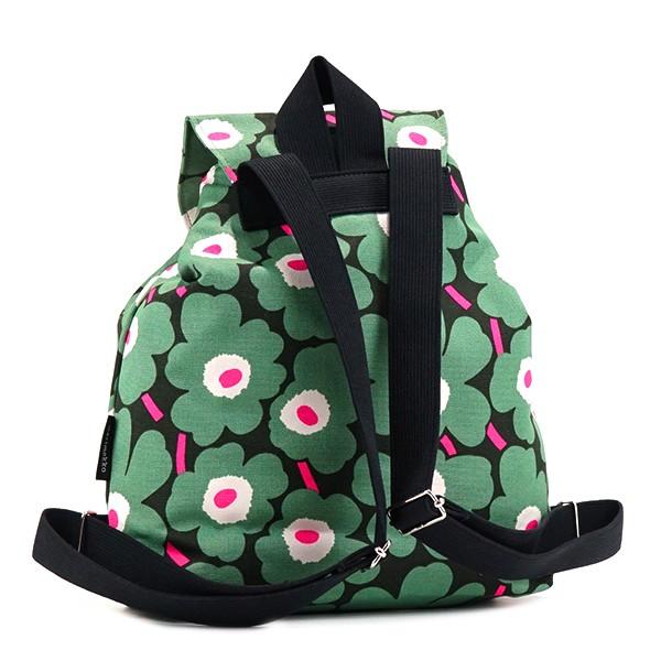 マリメッコ バッグ リュック・バックパック MARIMEKKO MINI UNIKKO 44393 ERIKA 663 BRIGHT GREEN/GREEN/RED 比較対照価格　23,760 円｜oroshiya｜02