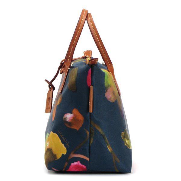 ロベルタピエリ バッグ ROBERTA PIERI ロベルタピエリ トートバッグ FLOWER SMALL DUFFLE WITH SHOULDER STRAP ネイビー｜oroshiya｜02