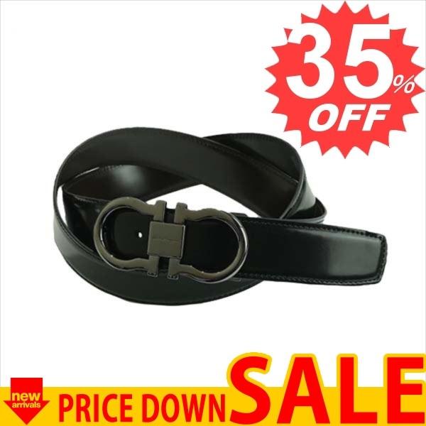 送料当店負担 フェラガモ ベルト FERRAGAMO DOUBLE ADJUS 679650 BELT