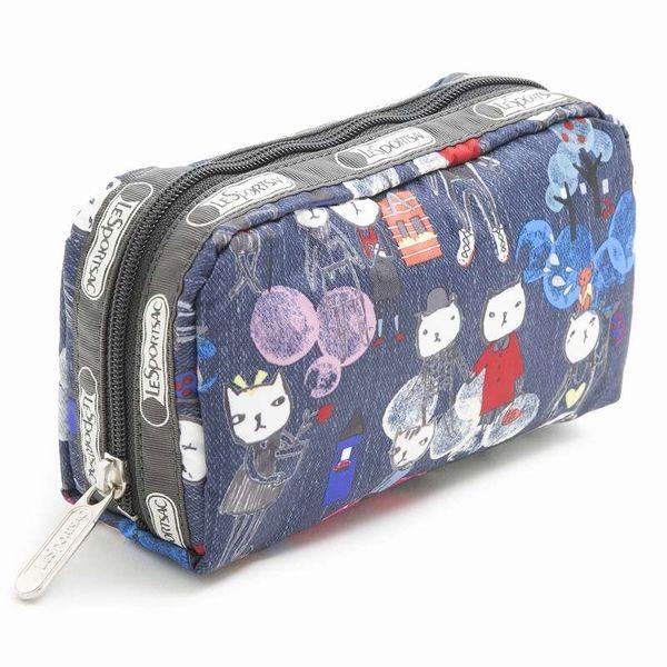 レスポートサック LeSportsac 6511 D865 HIKING DAY NAVY S レクタンギュラー RECTANGULAR COSMETIC ポーチ｜oroshiya｜02