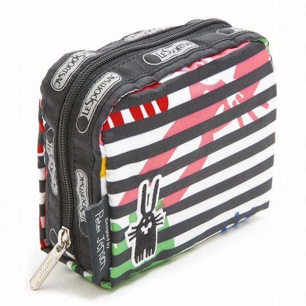 レスポートサック LeSportsac 6701-P822 SQUARE COSMETIC ピーターイェンセン スクエアー ポーチ JEFFREY｜oroshiya｜02