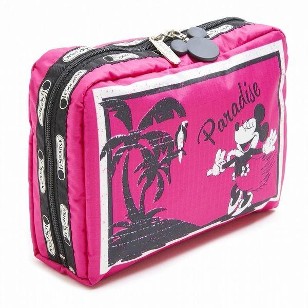 レスポートサック LeSportsac 7121-P941 EXTRA LARGE RECTANGULAR COSMETIC ディズニー ポーチ MINNIE'S PARADISE｜oroshiya｜02