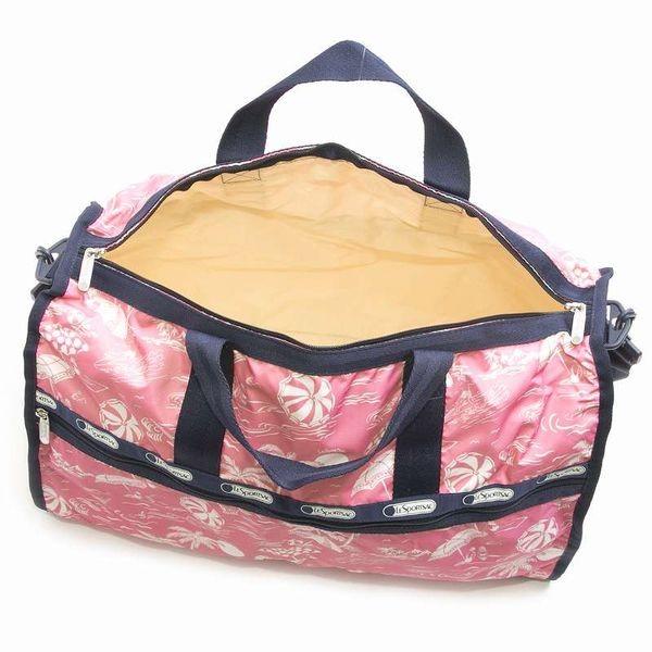 レスポートサック 新作 ボストンバッグ LESPORTSAC Large Weekender 7185 D830 Hawaiian Getaway Pink｜oroshiya｜03