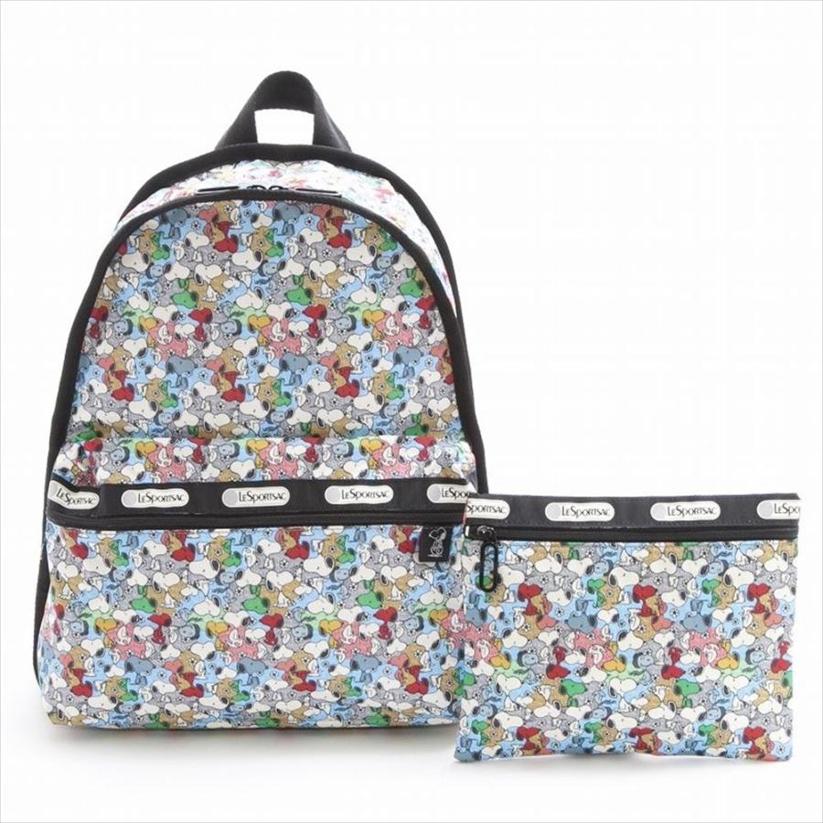 LeSportsac PEANUTS スヌーピー Basic Backpack リュックサック Snoopy Mini 7812-P712 レスポートサック 比較対照価格 21,060 円｜oroshiya
