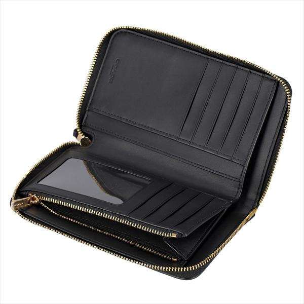 COACH コーチ 財布 二つ折り財布 C4124 IMBLK レディース 比較対照価格 