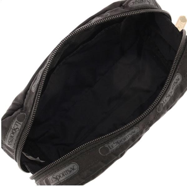 レスポートサック　新柄　ポーチ　LESPORTSAC　Rectangular Cosmetic　6511　5922　Black Solid｜oroshiya｜02