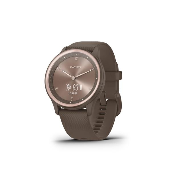 GARMIN ガーミン vivomove Sport Peach Gold / Cocoa 010-02566-42 | vivomove