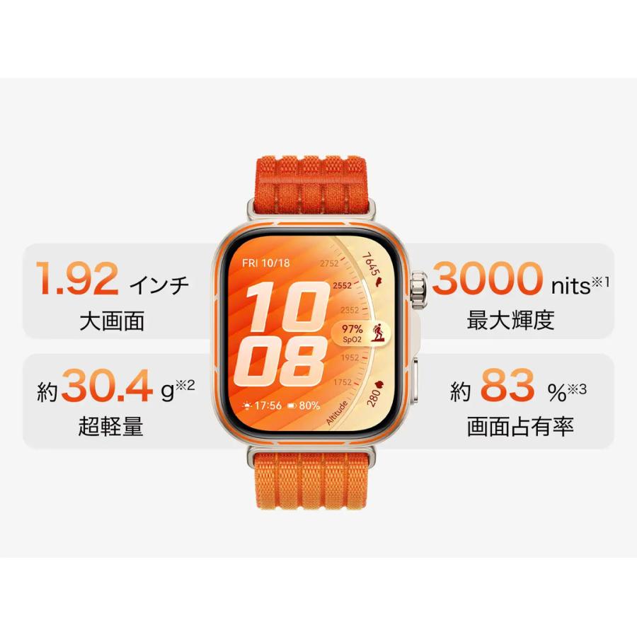 HUAWEI WATCH ファーウェイ FIT5 Pro Black NKI-B29-BK : 腕時計正規