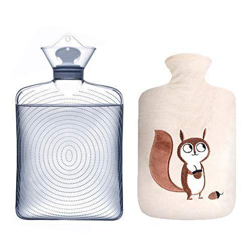 Tongmo 湯たんぽ かわいいカバー付き 容量 1 8l エコ湯タンポ お湯入れ 電気不要 柔らか