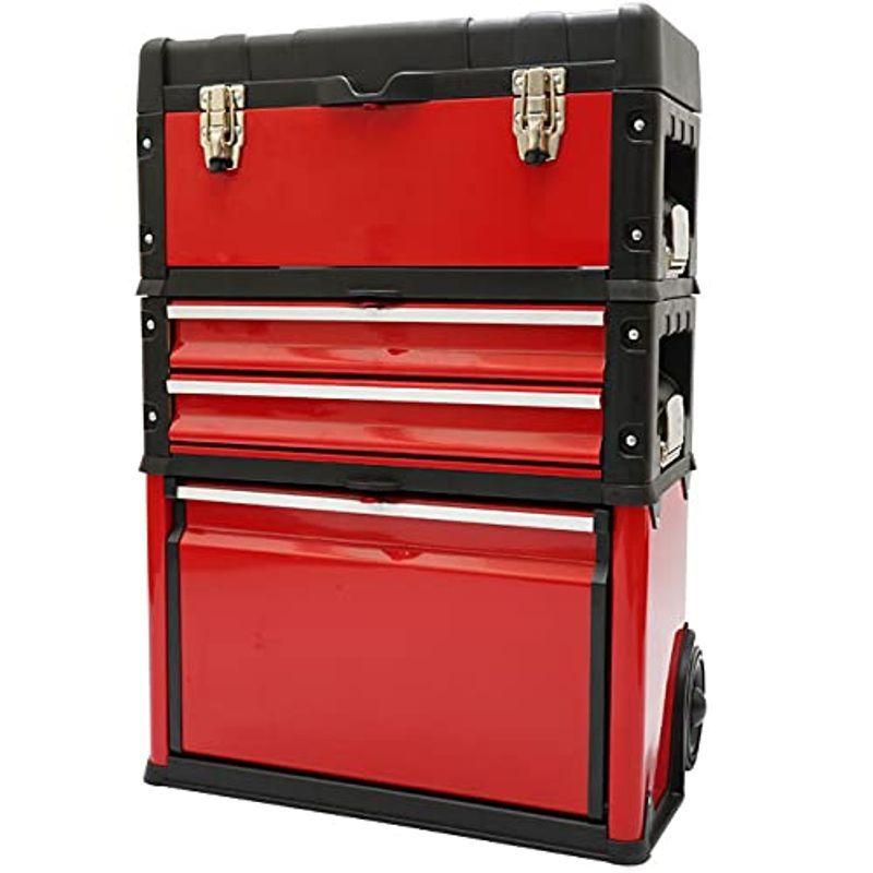 円 激安単価で ツールボックスキャリー 3段 ツールチェスト キャスター付き キャビネット ハンドツール ツールステーション 移動型ツールボックス Tbc