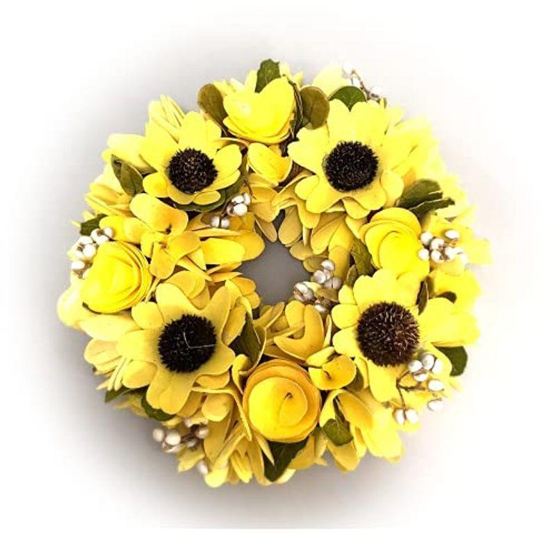 50 Off 21年 Mamawreath ママリースひまわりリース 父の日 ギフト プレゼント 夏のリース フラワーリース 天然素材 永遠の意味 安い Turningheadskennel Com