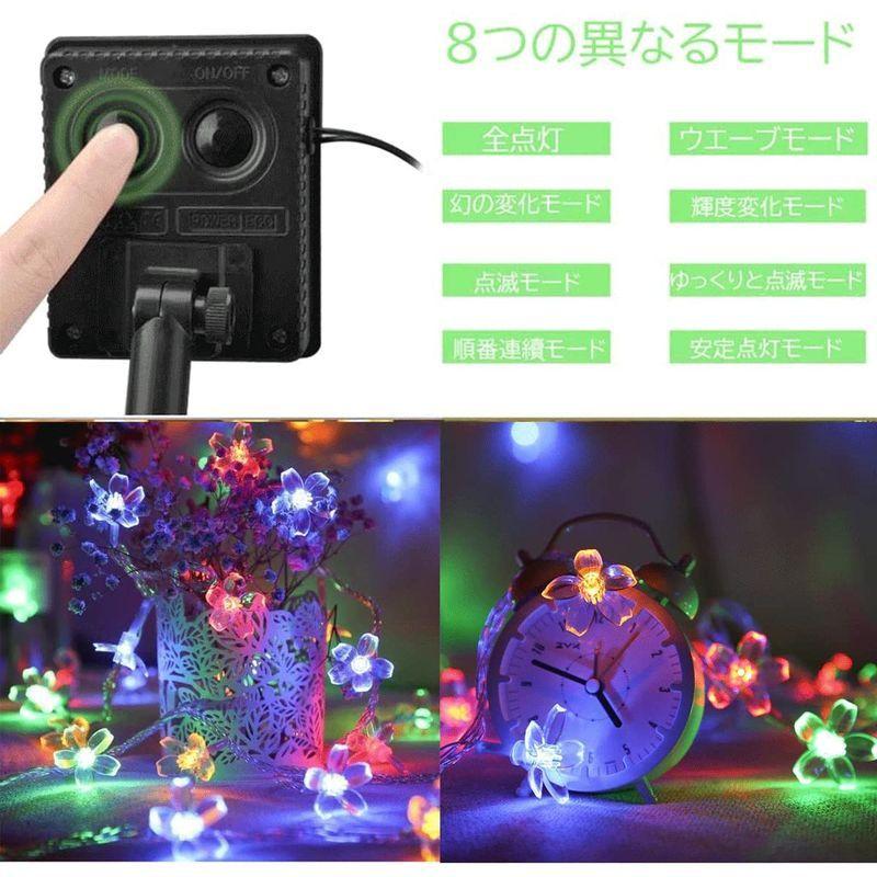 ソーラー LED ストリングライト ソーラーライト LED イルミネーションライト 100LED 12M 飾り庭 桜の花IP65防水 8モー オーナメント - www.65ers-graffiti.com ソーラー LED ストリングライト ソーラーライト LED イルミネーションライト 100LED 12M 飾り庭 桜の花IP65防水 8モー オーナメント - www.65ers-graffiti.com