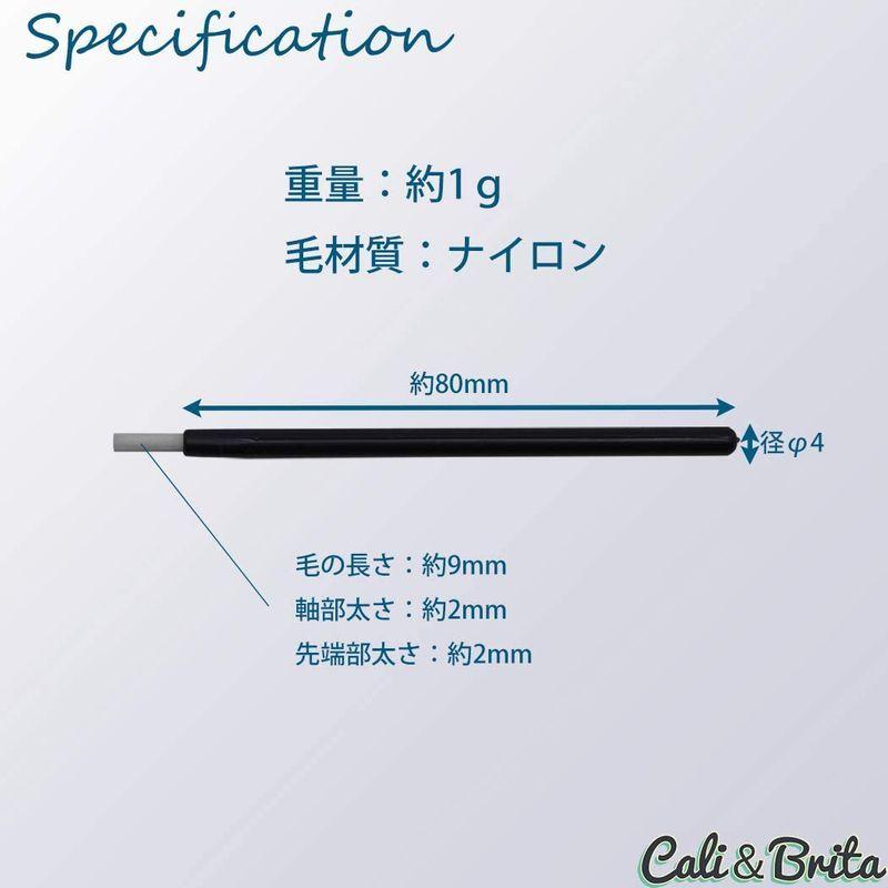 Caliamp Brita 50本セット筆 サーフェイサー セメント フィギュア ブラシ ブラシ大 プラモデル 使い切り 刷毛 接着剤 溶きパテ 毎日続々入荷 刷毛