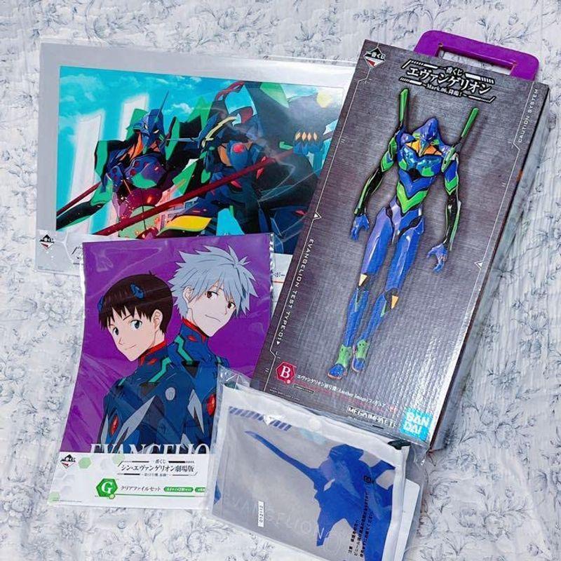 エヴァ 一番くじ Mark 06 初号機 フィギュア イラストボード サコッシュ 81 Off