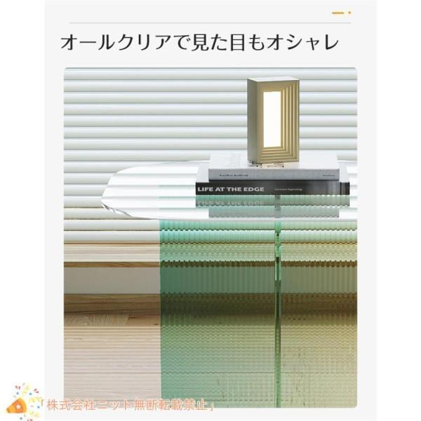 ニットサイドテーブル ソファーサイドテーブル アクリル コーヒーテーブル グリーン 透明 緑色 角台 グラデーション センターテーブル シンプル モダン 家庭用