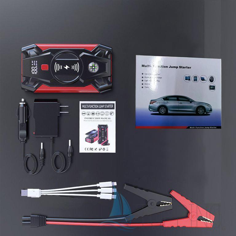 ジャンプスターター 緊急始動 12V ポータブル電源 車用品 39800mAh 大容量 バッテリー上がり モバイルブースター ピーク800A 安全  防災対策_20