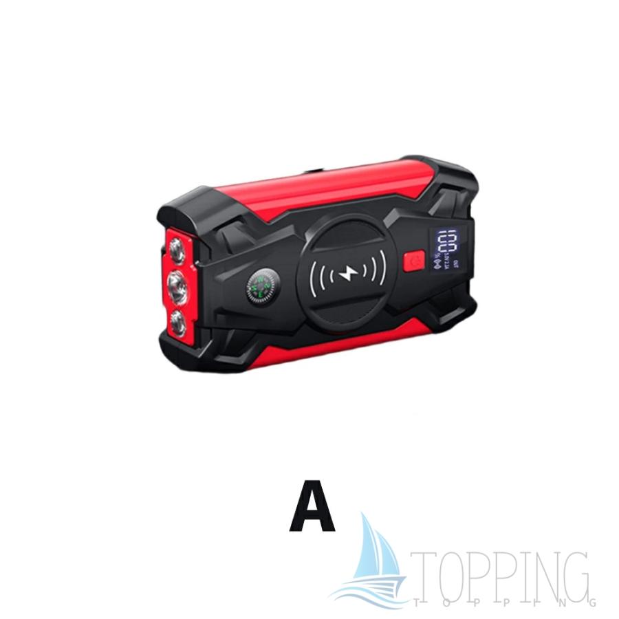 ジャンプスターター 緊急始動 12V ポータブル電源 車用品 39800mAh 大容量 バッテリー上がり モバイルブースター ピーク800A 安全  防災対策_3