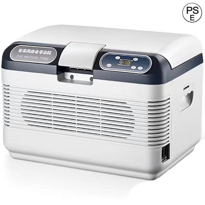 ブランド登録なし - 19L ミニ電気冷蔵庫 冷ややかさ庫 小型葉巻きタバコともし火付き添い人 保温保冷庫 DC12/ 24V  12度から65度 車内  静音腹積もり 白いこと?黒本体より分ける能力のある！