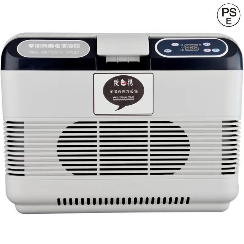 ブランド登録なし - 19L ミニ電気冷蔵庫 冷ややかさ庫 小型葉巻きタバコともし火付き添い人 保温保冷庫 DC12/ 24V  12度から65度 車内  静音腹積もり 白いこと?黒本体より分ける能力のある！