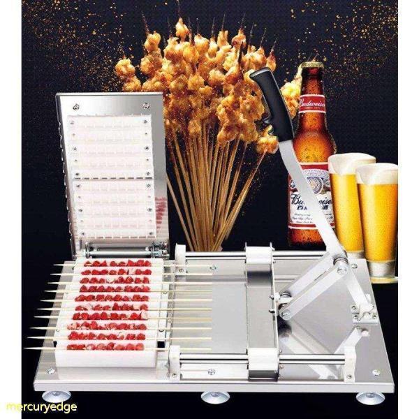 串刺し機ケバブ機バーベキュー肉の串刺し機居酒屋キャンプバーベキュー 