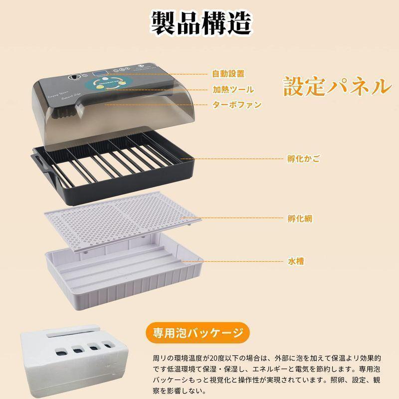 自動孵卵器インキュベーター鳥類専用ふ卵器鶏にわとりウズラあひる鴨