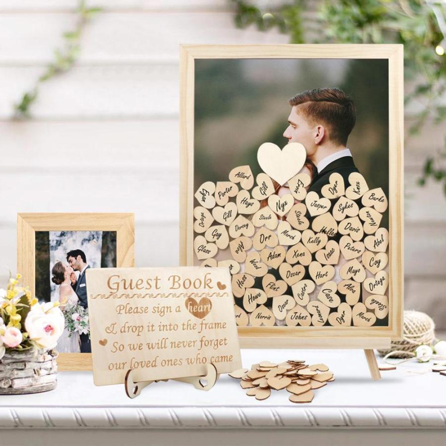 ウェディングドロップス写真セットハートドロップスチップ結婚式披露宴ウェルカムスペースウエディングウエルカムボードウエルカムオブジェ_5