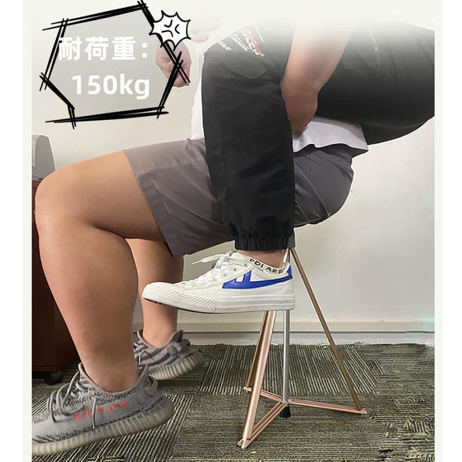 ステッキチェア 折りたたみ杖 超軽量 登山杖 アルミ製 3脚 杖 椅子 アウトドア ストック 座れる つえ 高齢者 登山 歩行支援 滑り止め スティック_7