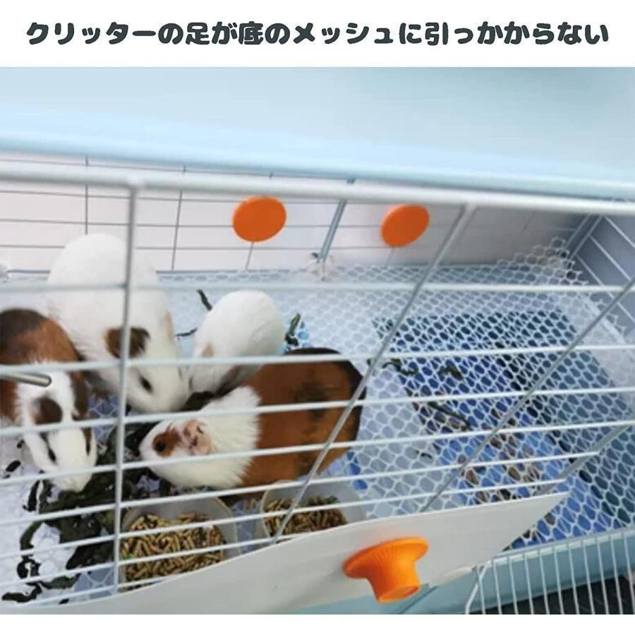 ウサギの檻ウサギ小屋ラビットサークルペットフェンスドア付透明犬猫 