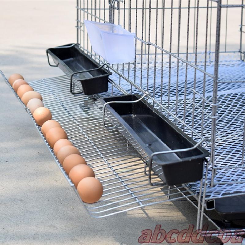 鶏小屋 チキンケージ 折りたたみ自動エッグロールケージトレー 水槽付き 大容量  鶏の飼育ケージ 各サイズ対応 屋外でも室内でも使いやすい_3