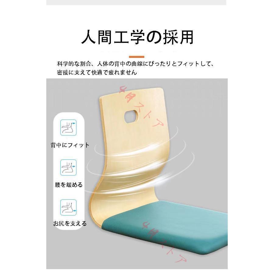 和座椅子 木製 コンパクト 畳 こたつ椅子 ２個セット あぐら座椅子 低座椅子で和室が快適 省スペースで来客にも_16