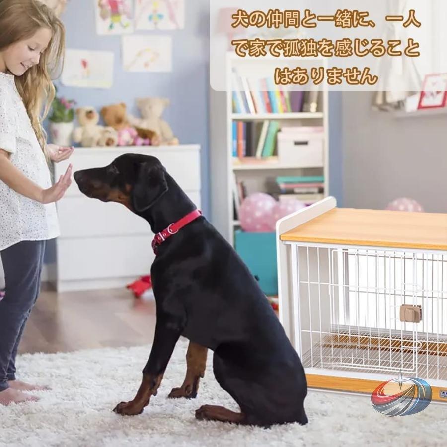 木製ペットケージ 屋内ドッグヴィラ風 中小型犬?大型犬  ハイエンドデザイン 頑丈ヘビーデューティ クレートとしても おしゃれに飼育できる_1