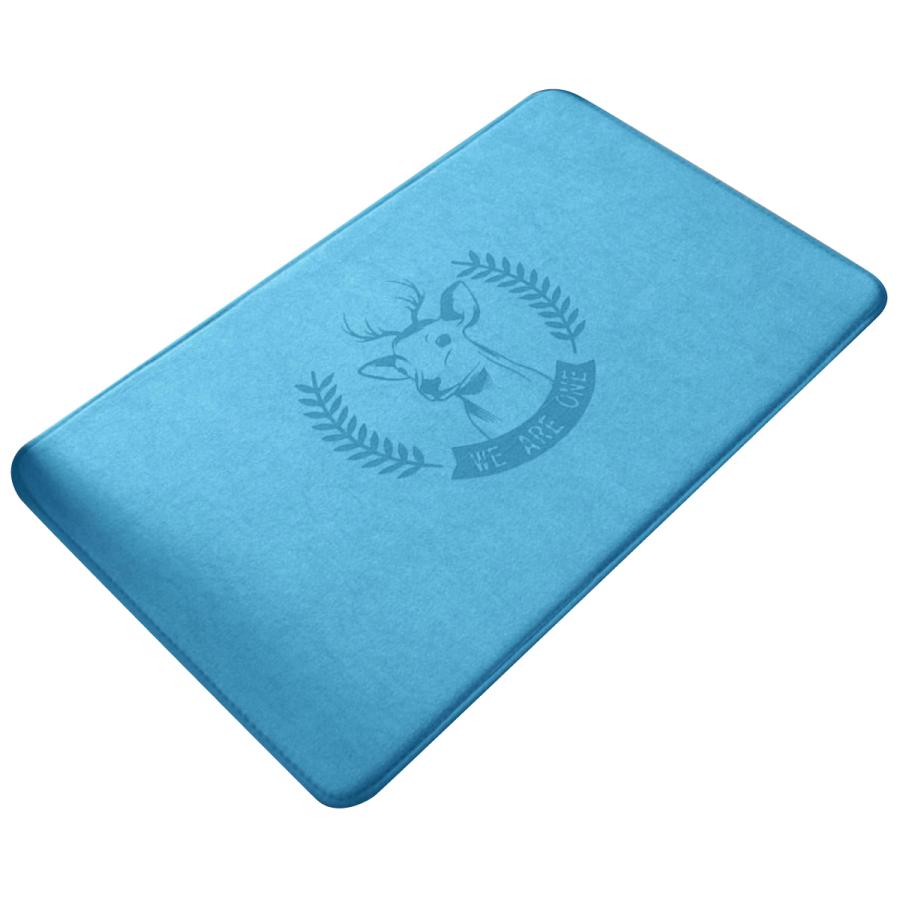 バスマット 極厚 50cm×80cm 足拭きマット浴室 珪藻土 速乾 大判 洗える