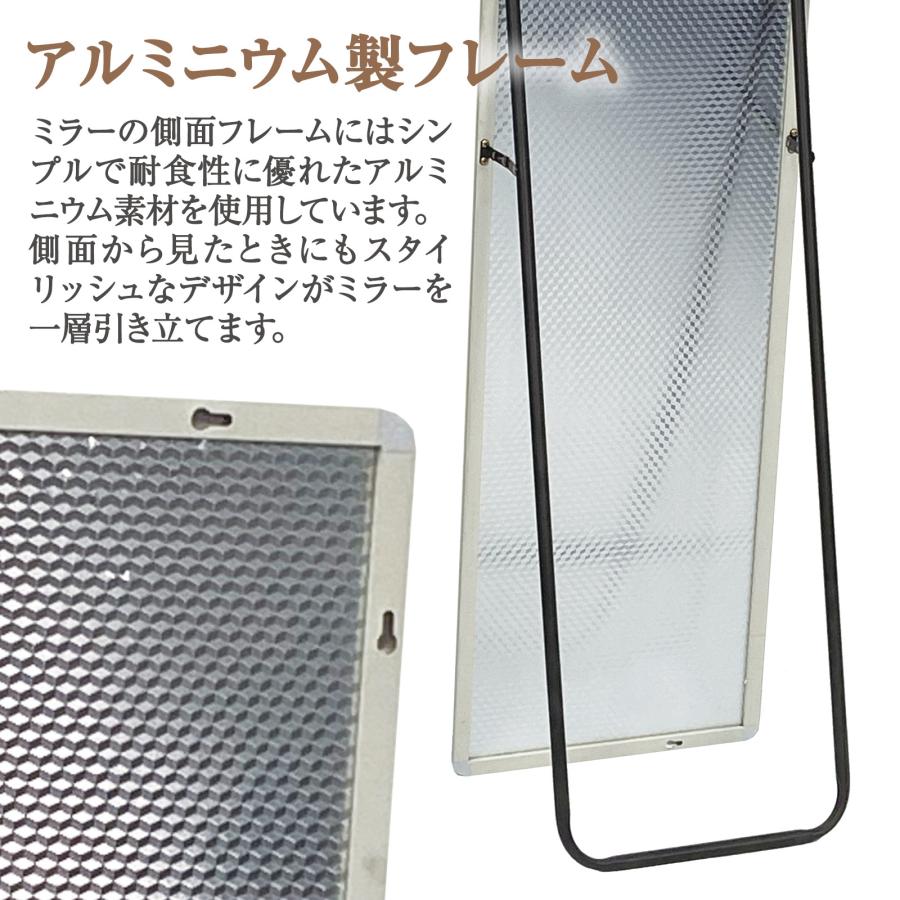 ☆全商品ポイント5倍☆】Johnlife 姿見 全身鏡 壁掛けミラー スタンド