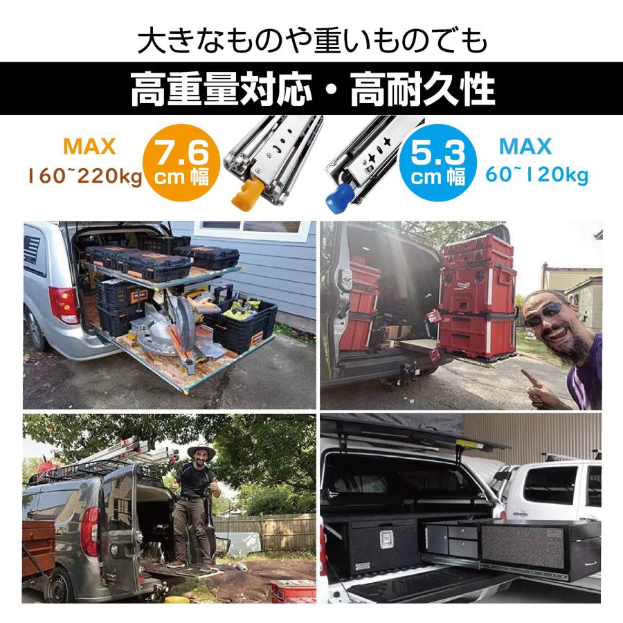 ☆全商品ポイント4倍☆】900mm スライドレール 超重量用 引き出し