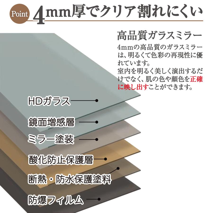 立てかけミラー 姿見鏡 全身鏡 ビロード鏡 グリーン ベルベット生地フレーム 波の形 大型 おしゃれ 160cmx60cm 鏡 飛散防止加工｜oruburu-store｜05