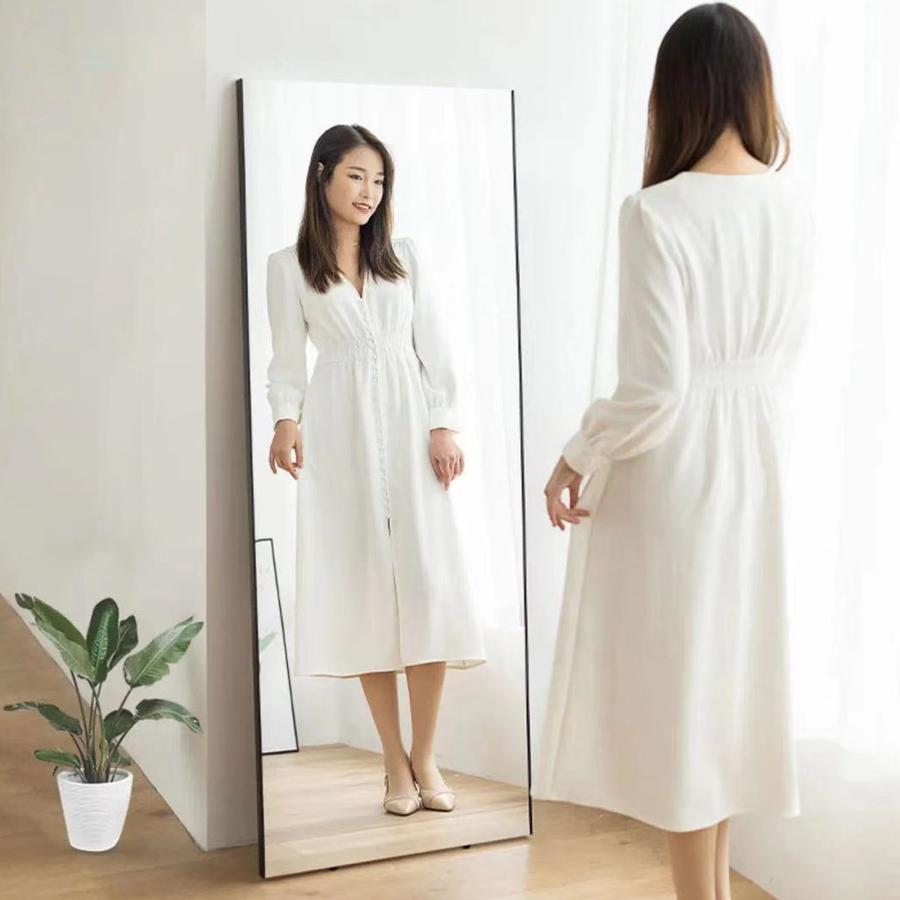 johnlife姿見鏡 痩せて見える鏡 スタンドミラー162cmx57cm 【公式通販】